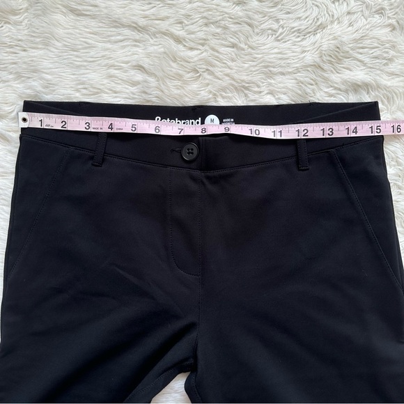 Betabrand Pants Boot-Cut Classic Dress Pant Yoga Pants Black Short Petite M - Picture 10 of 12